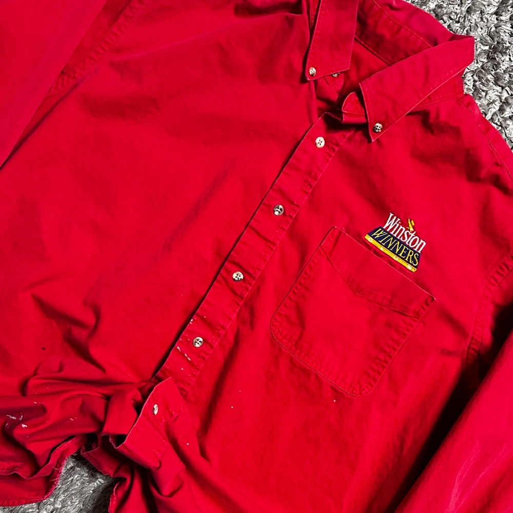 2000s Winston Winners Heavy Button Down Shirt